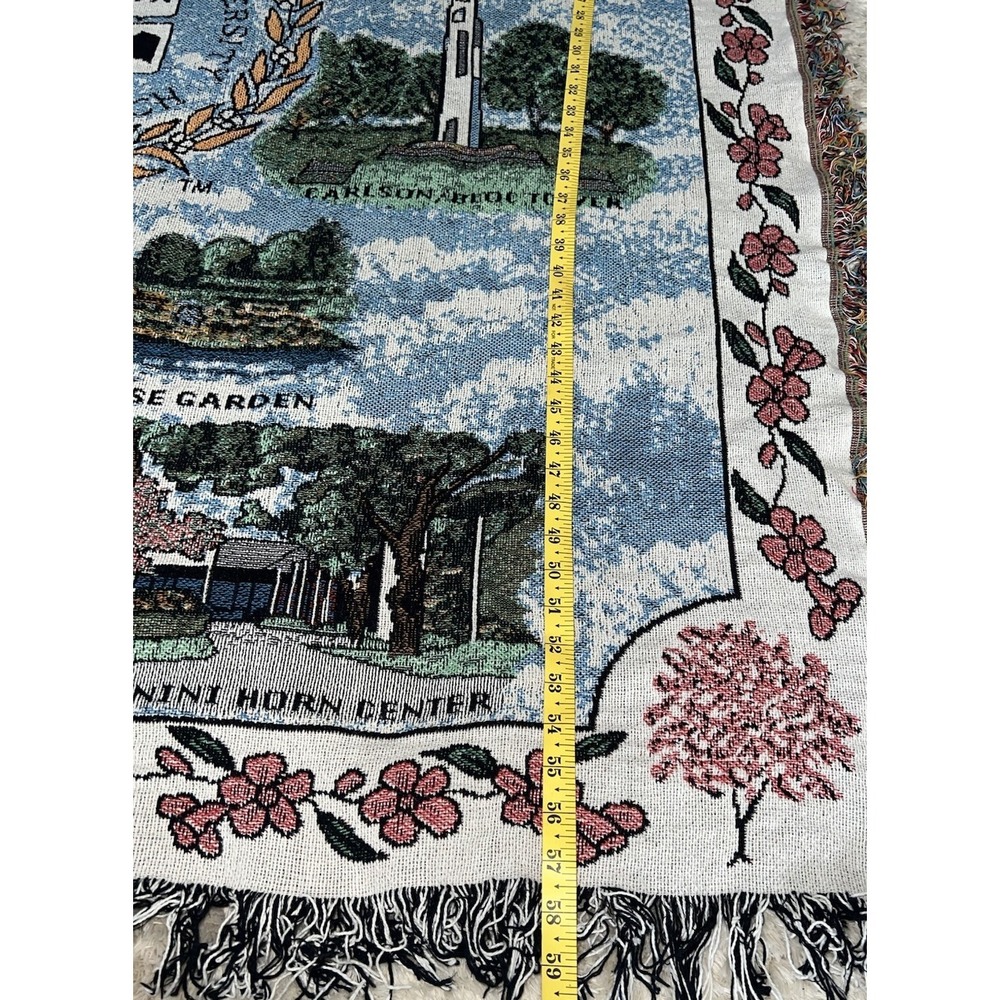 California State University Long Beach 1949 Jacquard Woven Throw Blanket XL - Picture 4 of 4